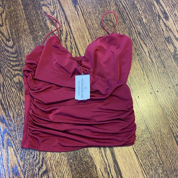 Windsor Tops - 3/$15 NWT Windsor Red Crop Top